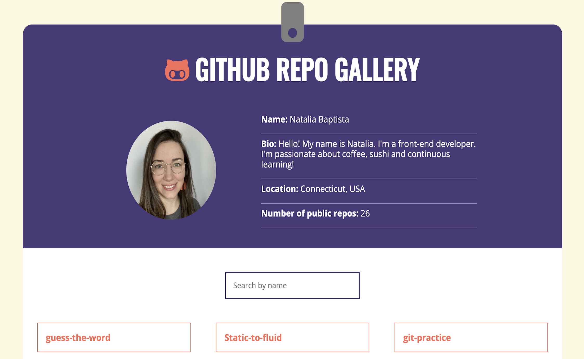 GitHub Repo Gallery